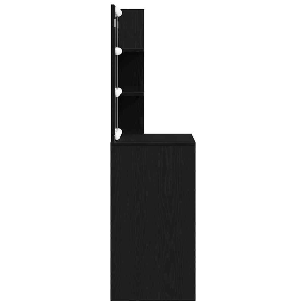 Schminktisch Schwarze Eiche 60 x 40 x 140 cm Holzwerkstoff