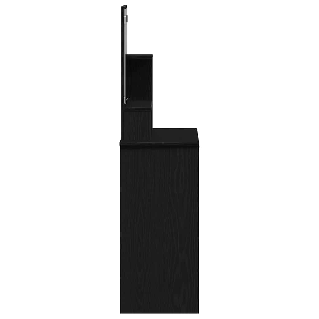 Schminktisch Schwarze Eiche 86.5 x 35 x 136 cm Holzwerkstoff