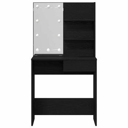 Schminktisch Schwarze Eiche 74.5 x 40 x 141 cm Holzwerkstoff