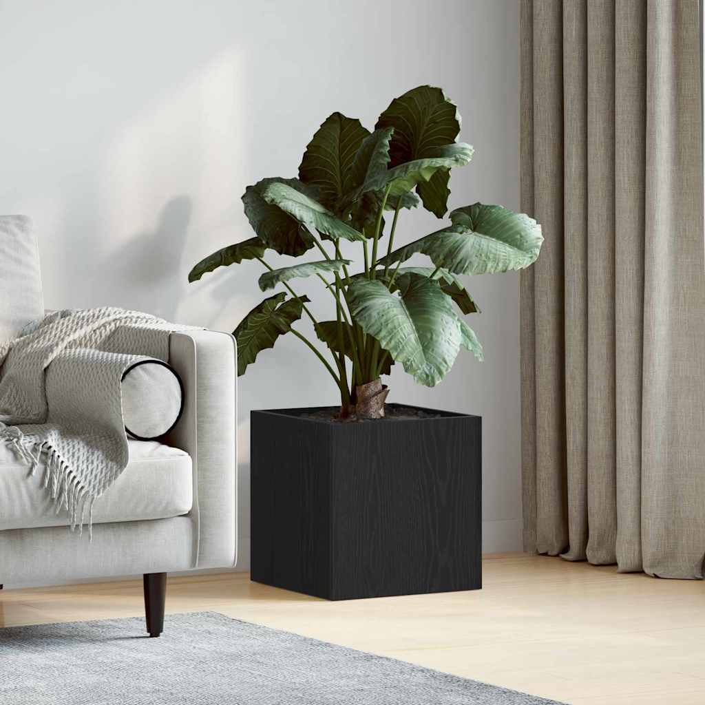 Blumentopfschachtel Schwarze Eiche 40 x 40 x 40 cm