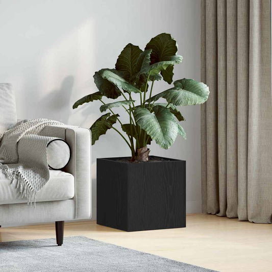 Blumentopfschachtel Schwarze Eiche 40 x 40 x 40 cm