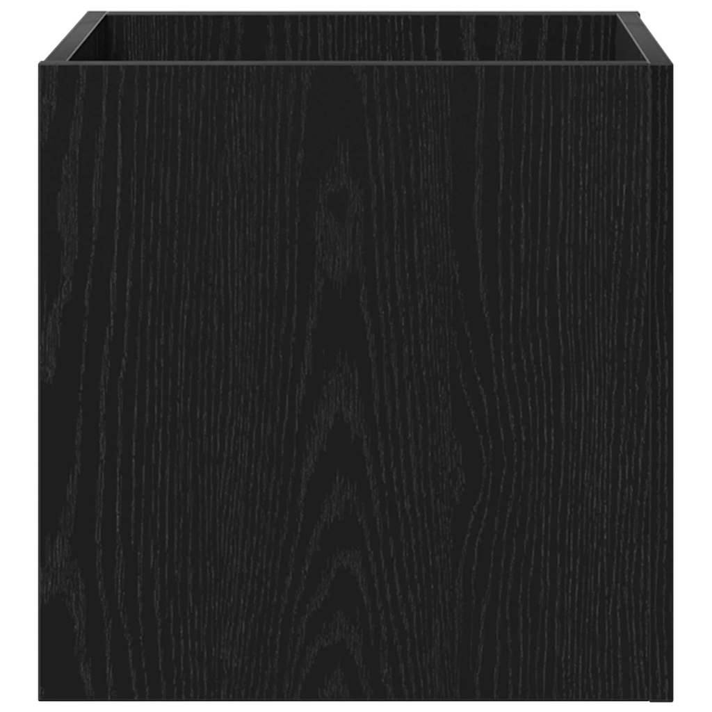Blumentopfschachtel Schwarze Eiche 40 x 40 x 40 cm