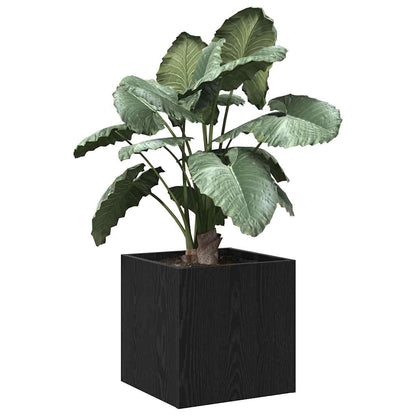 Blumentopfschachtel Schwarze Eiche 40 x 40 x 40 cm