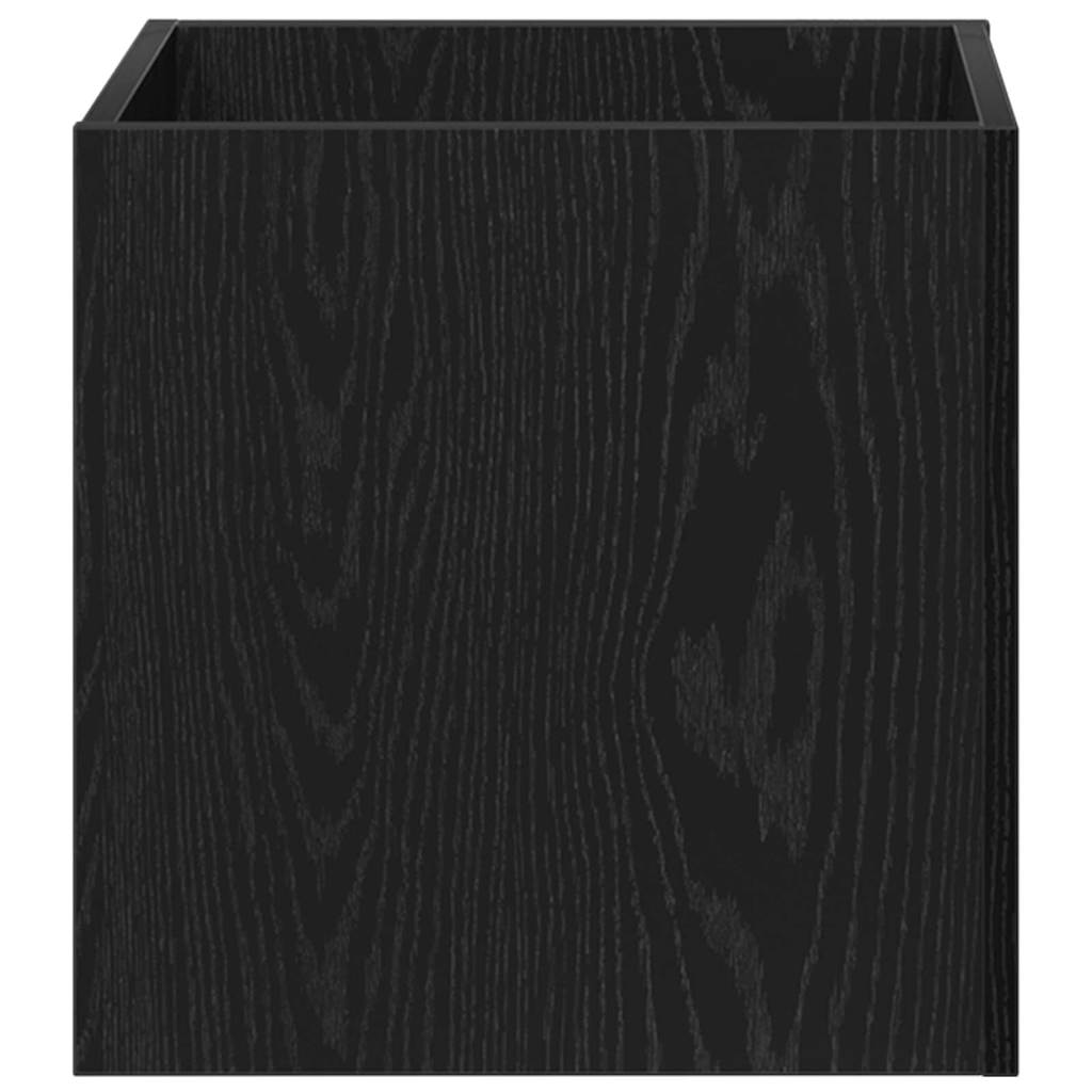 Blumentopfschachtel Schwarze Eiche 40 x 40 x 40 cm