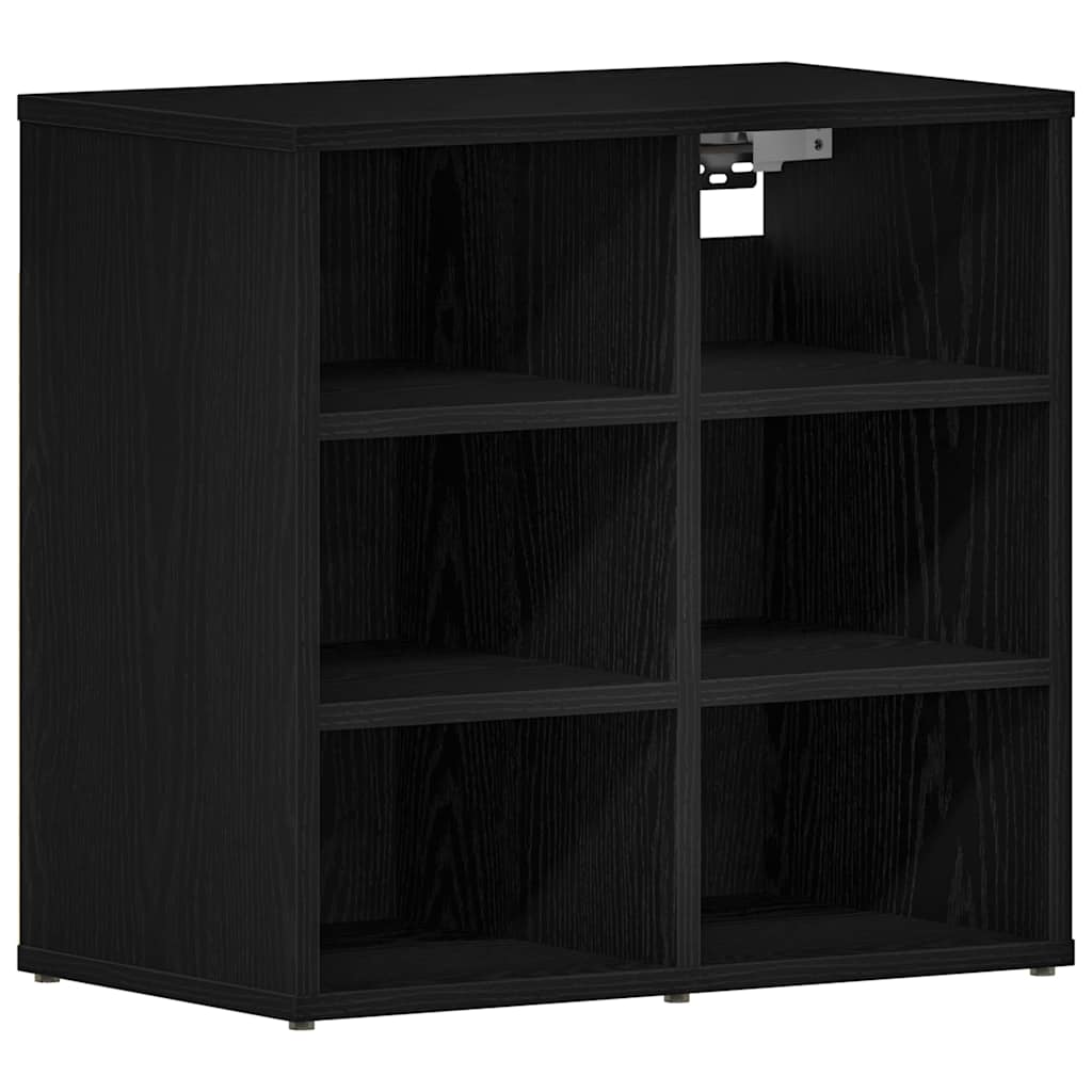 Schuhschrank Schwarze Eiche 52 x 30 x 50.5 cm Holzwerkstoff