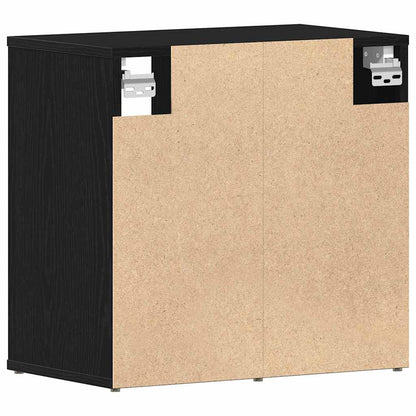 Schuhschrank Schwarze Eiche 52 x 30 x 50.5 cm Holzwerkstoff