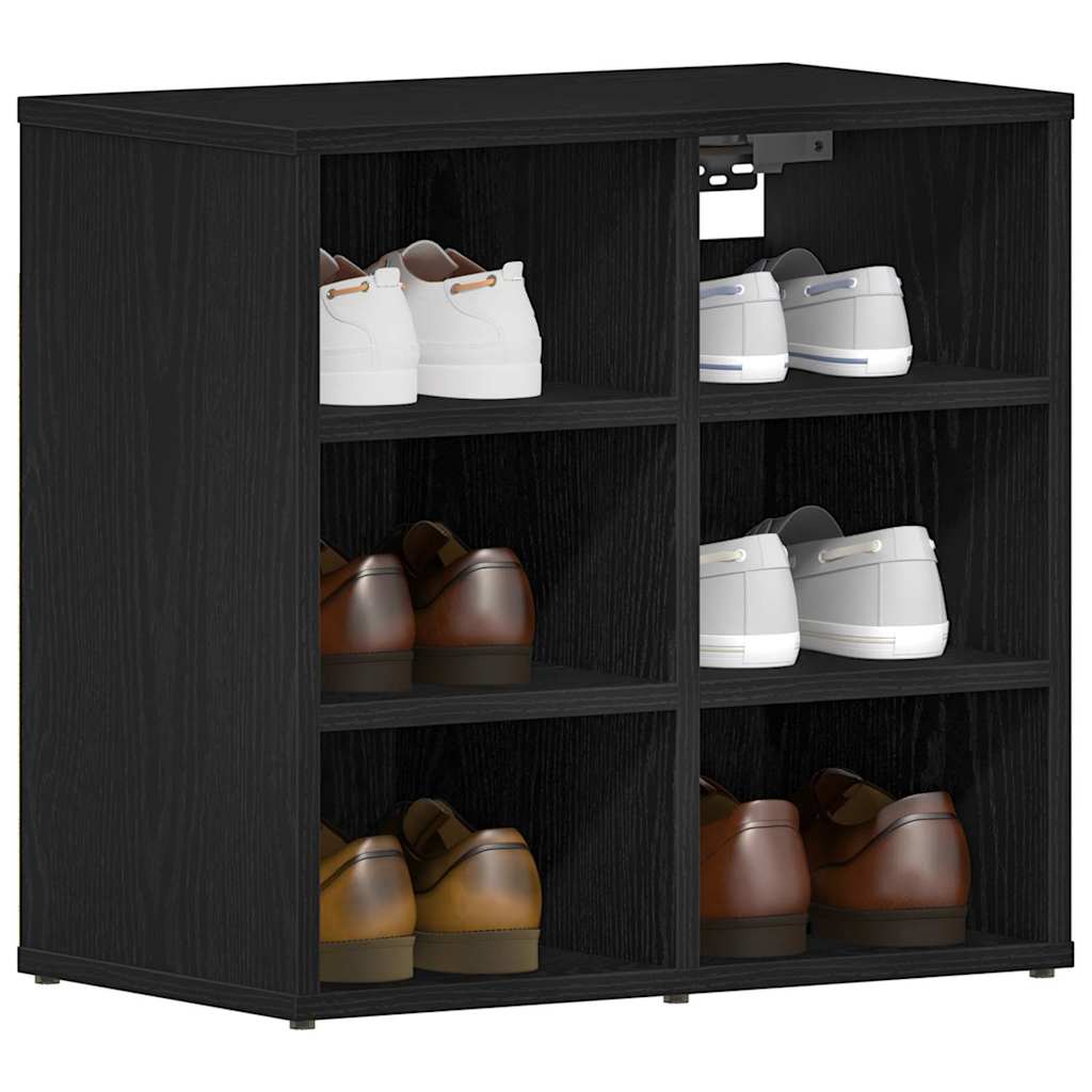 Schuhschrank Schwarze Eiche 52 x 30 x 50.5 cm Holzwerkstoff