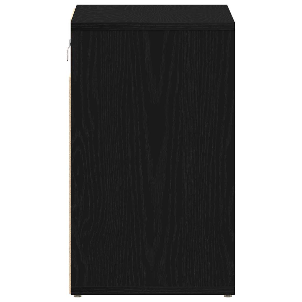 Schuhschrank Schwarze Eiche 52 x 30 x 50.5 cm Holzwerkstoff