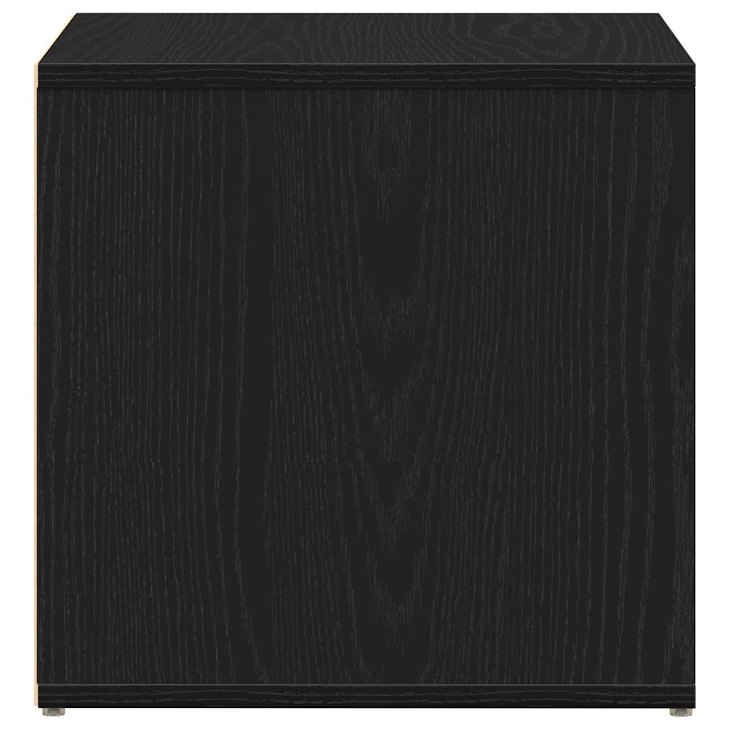 Kommode Schwarze Eiche 40,5 x 40 x 40 cm Holzwerkstoff