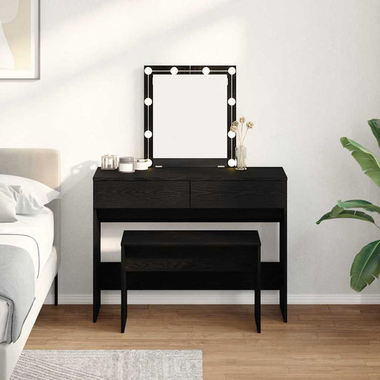 Kleiderhocker Schwarze Eiche 70 x 35 x 45 cm Holzwerkstoff