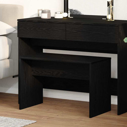 Kleiderhocker Schwarze Eiche 70 x 35 x 45 cm Holzwerkstoff