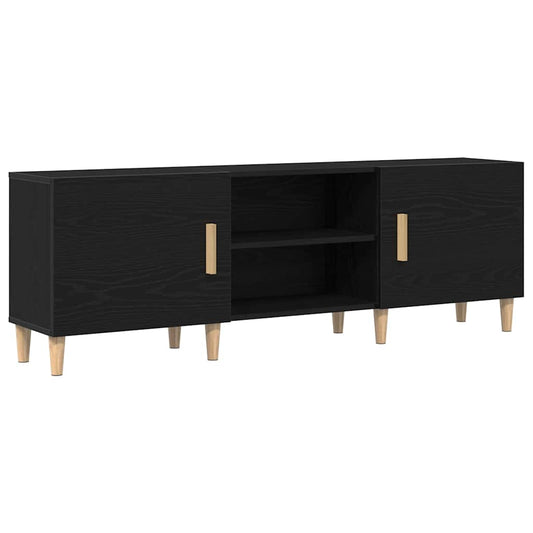 TV-Schrank Schwarze Eiche 150 x 30 x 50 cm Holzwerkstoff
