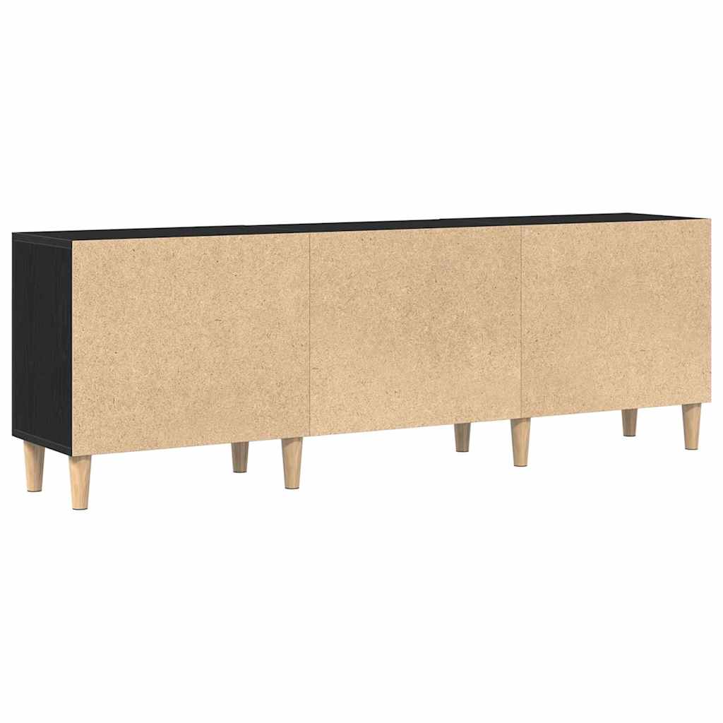 TV-Schrank Schwarze Eiche 150 x 30 x 50 cm Holzwerkstoff