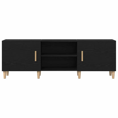 TV-Schrank Schwarze Eiche 150 x 30 x 50 cm Holzwerkstoff