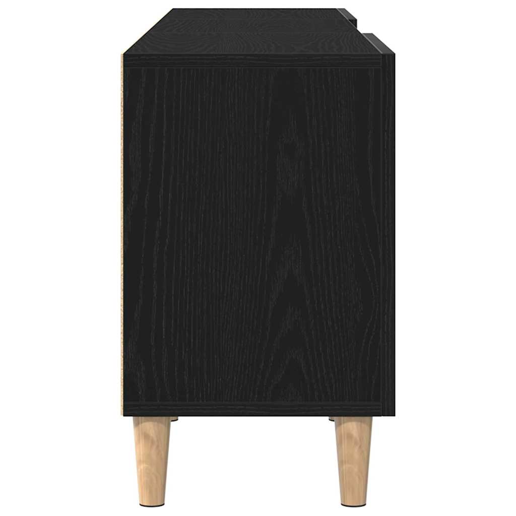 TV-Schrank Schwarze Eiche 150 x 30 x 50 cm Holzwerkstoff