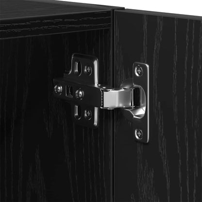 Wandschrank Schwarze Eiche 60 x 30 x 70 cm Holzwerkstoff