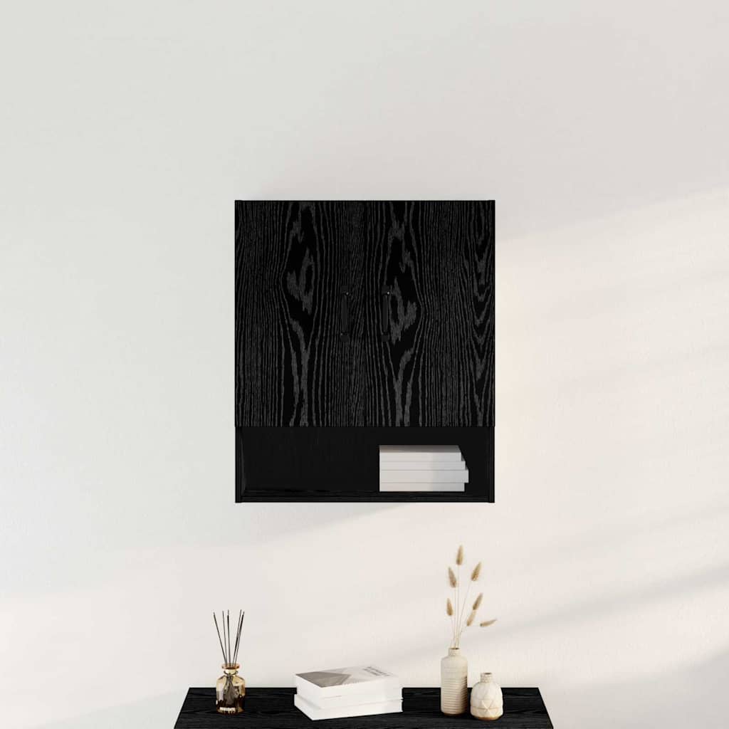 Wandschrank Schwarze Eiche 60 x 30 x 70 cm Holzwerkstoff
