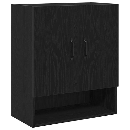 Wandschrank Schwarze Eiche 60 x 30 x 70 cm Holzwerkstoff