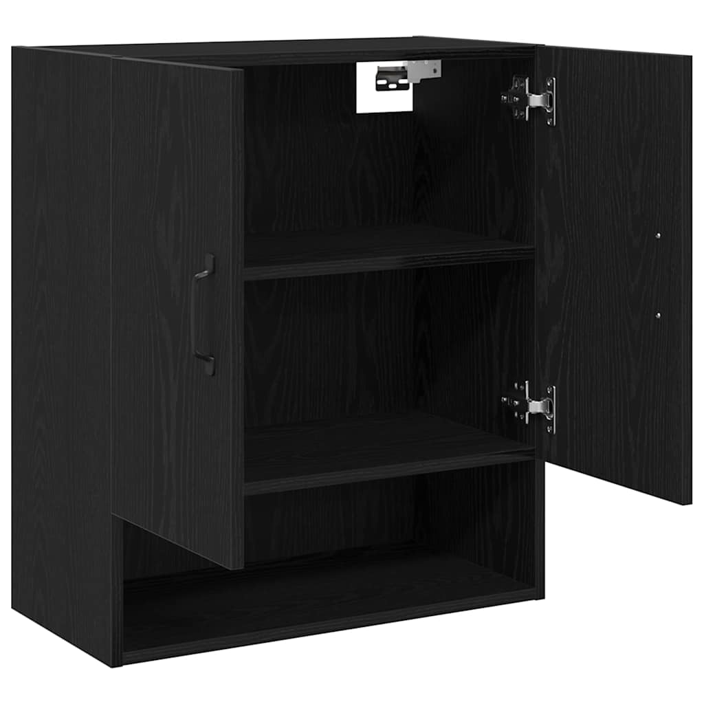 Wandschrank Schwarze Eiche 60 x 30 x 70 cm Holzwerkstoff
