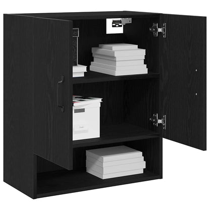 Wandschrank Schwarze Eiche 60 x 30 x 70 cm Holzwerkstoff