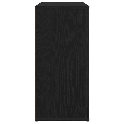 Sideboard Schwarze Eiche 80 x 33 x 70 cm Holzwerkstoff