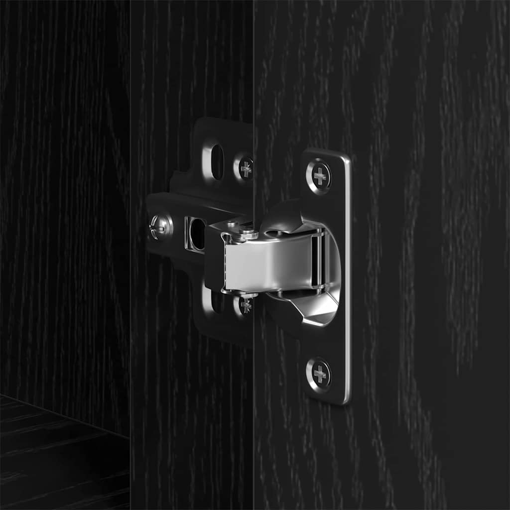 Schreibtisch Schwarze Eiche 100 x 49 x 75 cm Holzwerkstoff
