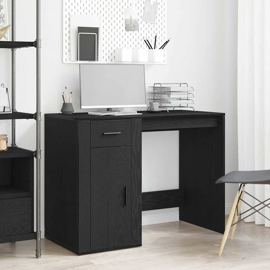 Schreibtisch Schwarze Eiche 100 x 49 x 75 cm Holzwerkstoff
