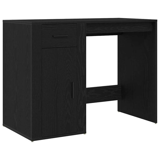Schreibtisch Schwarze Eiche 100 x 49 x 75 cm Holzwerkstoff