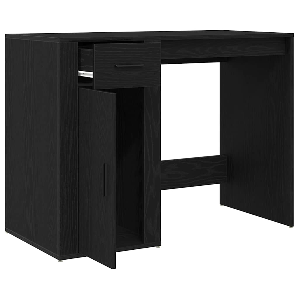 Schreibtisch Schwarze Eiche 100 x 49 x 75 cm Holzwerkstoff