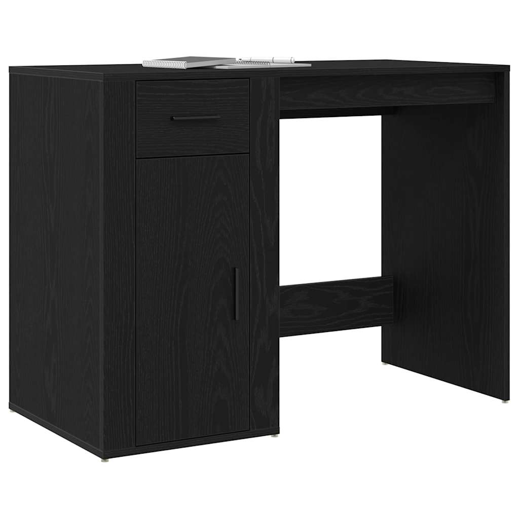 Schreibtisch Schwarze Eiche 100 x 49 x 75 cm Holzwerkstoff