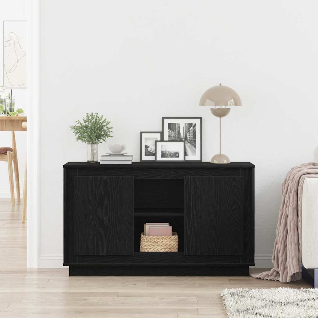Sideboard Schwarze Eiche 102 x 35 x 60 cm Holzwerkstoff