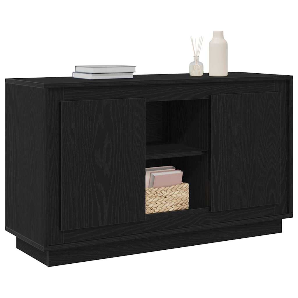 Sideboard Schwarze Eiche 102 x 35 x 60 cm Holzwerkstoff