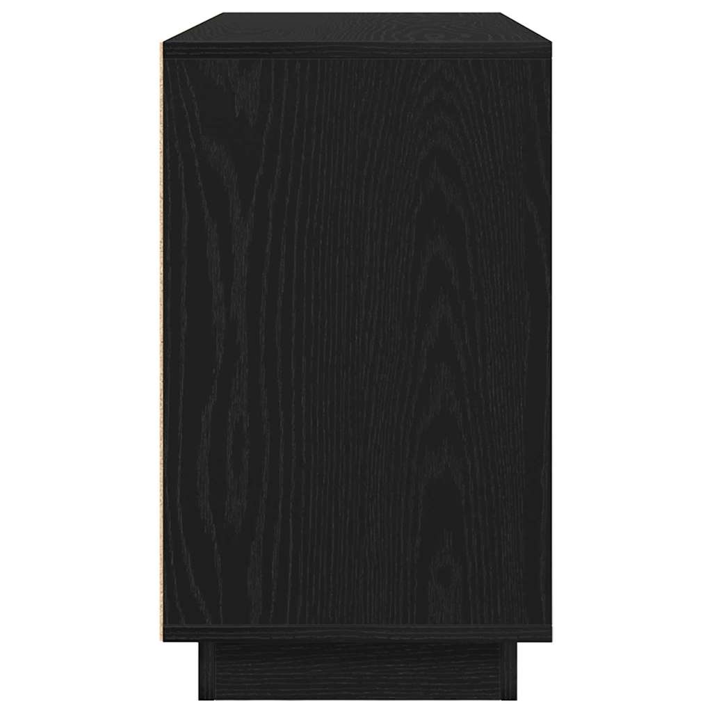 Sideboard Schwarze Eiche 102 x 35 x 60 cm Holzwerkstoff