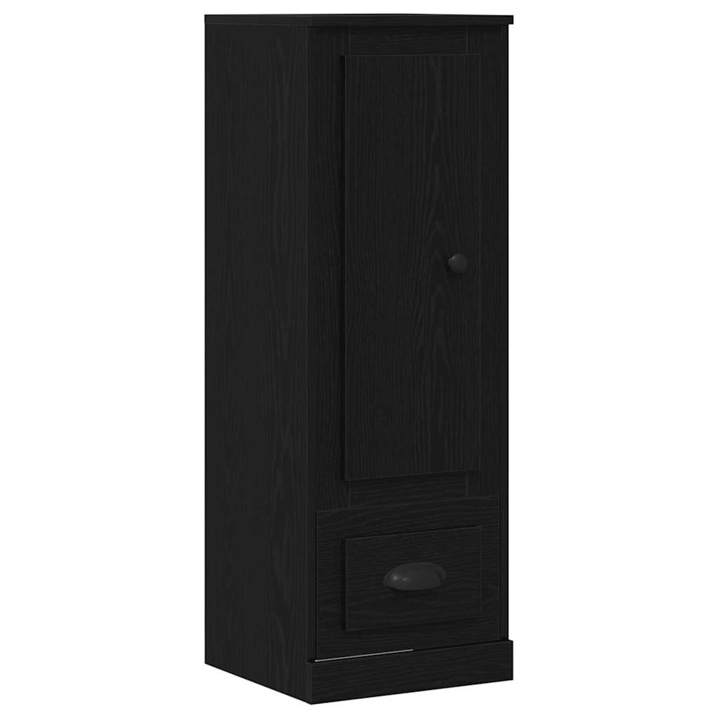 Highboard Schwarz Eichen-Optik 36 x 35.5 x 103.5 cm