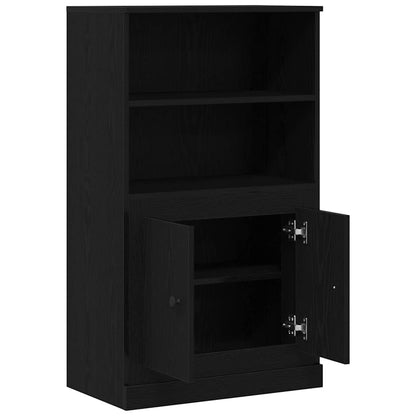 Highboard Schwarze Eiche 60 x 35.5 x 103.5 cm Holzwerkstoff