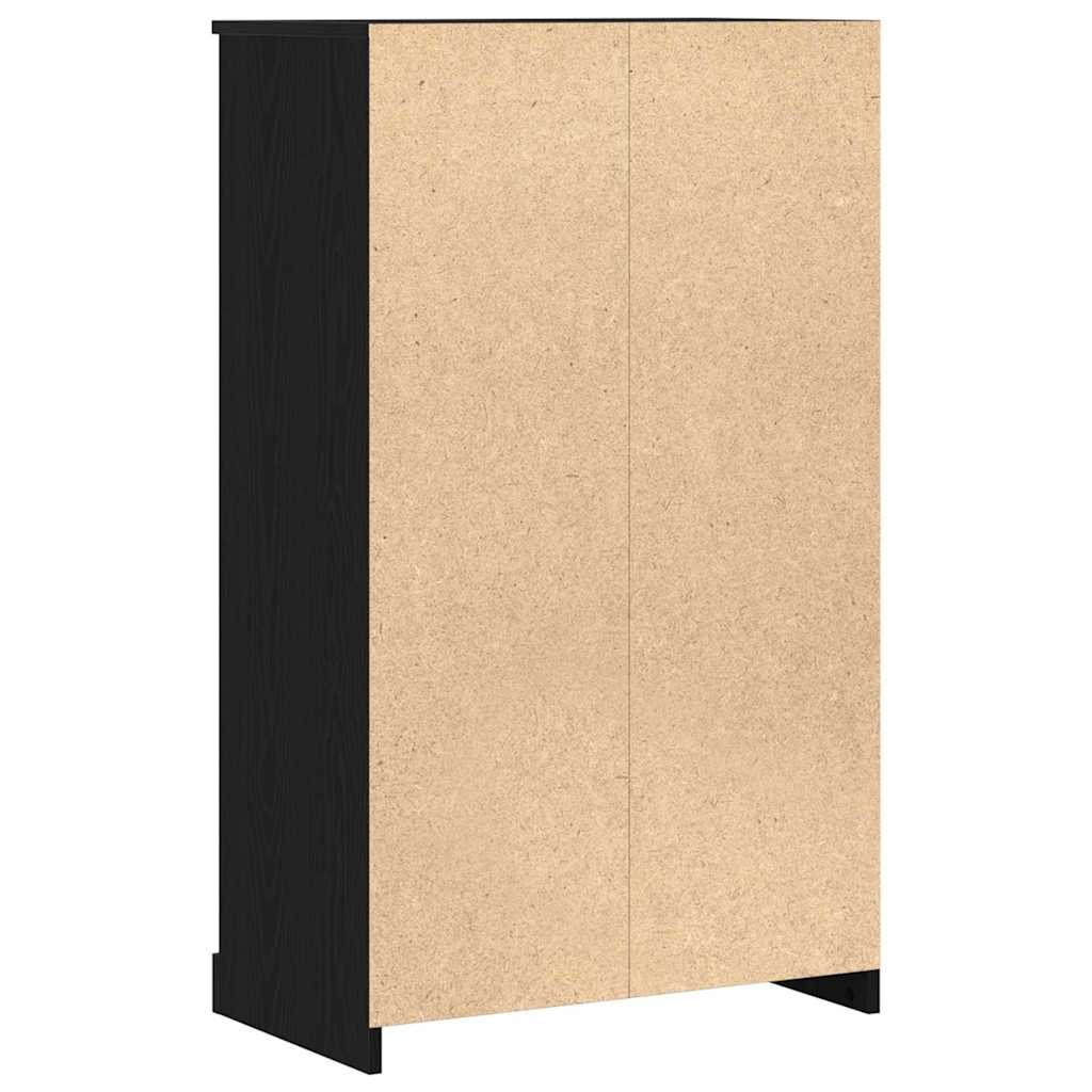 Highboard Schwarze Eiche 60 x 35.5 x 103.5 cm Holzwerkstoff