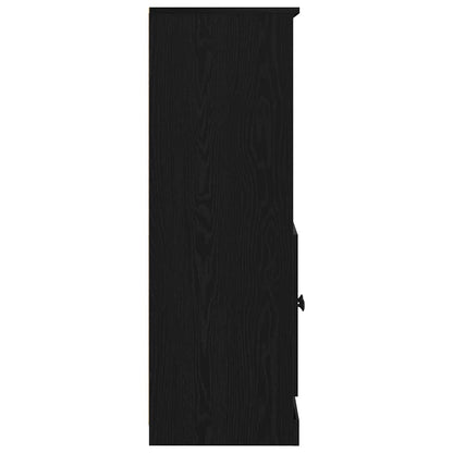 Highboard Schwarze Eiche 60 x 35.5 x 103.5 cm Holzwerkstoff