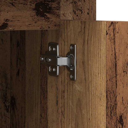 Schreibtisch mit Tür Altholz 50 x 115 x 75 cm Holzwerkstoff