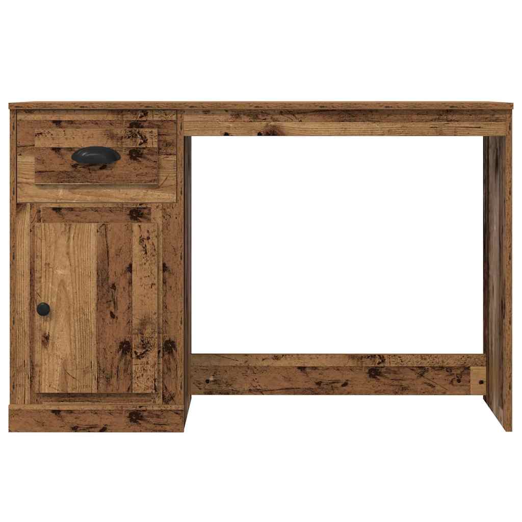 Schreibtisch mit Tür Altholz 50 x 115 x 75 cm Holzwerkstoff