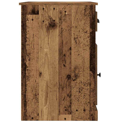 Schreibtisch mit Tür Altholz 50 x 115 x 75 cm Holzwerkstoff