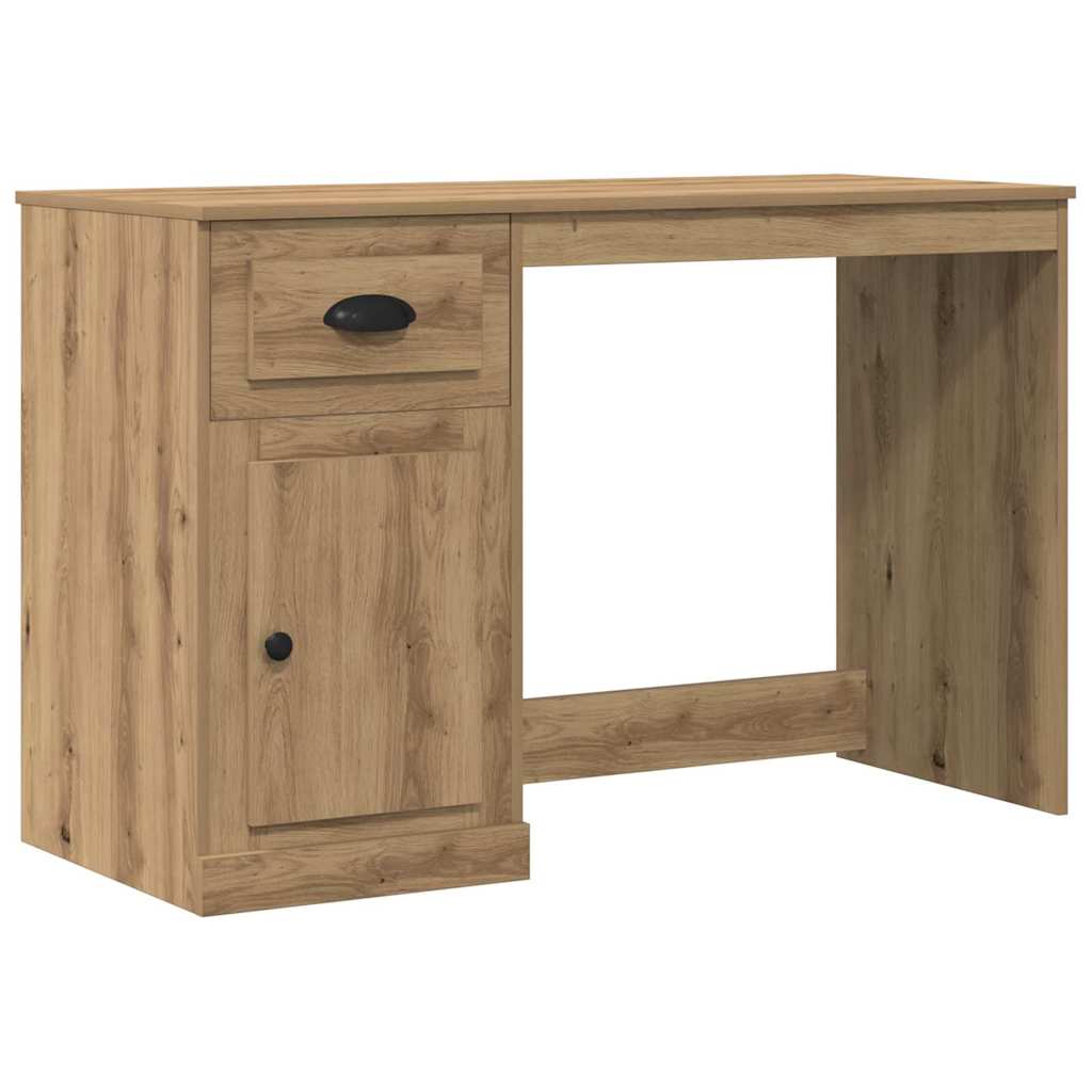 Schreibtisch Eiche handwerklich 50 x 115 x 75 cm Holzwerkstoff
