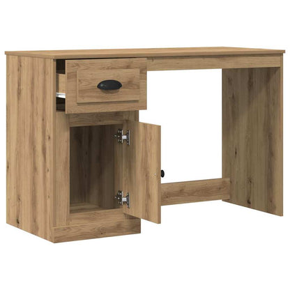 Schreibtisch Eiche handwerklich 50 x 115 x 75 cm Holzwerkstoff