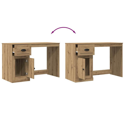 Schreibtisch Eiche handwerklich 50 x 115 x 75 cm Holzwerkstoff