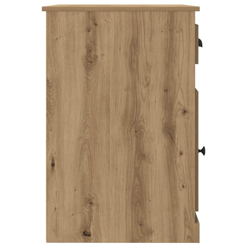 Schreibtisch Eiche handwerklich 50 x 115 x 75 cm Holzwerkstoff
