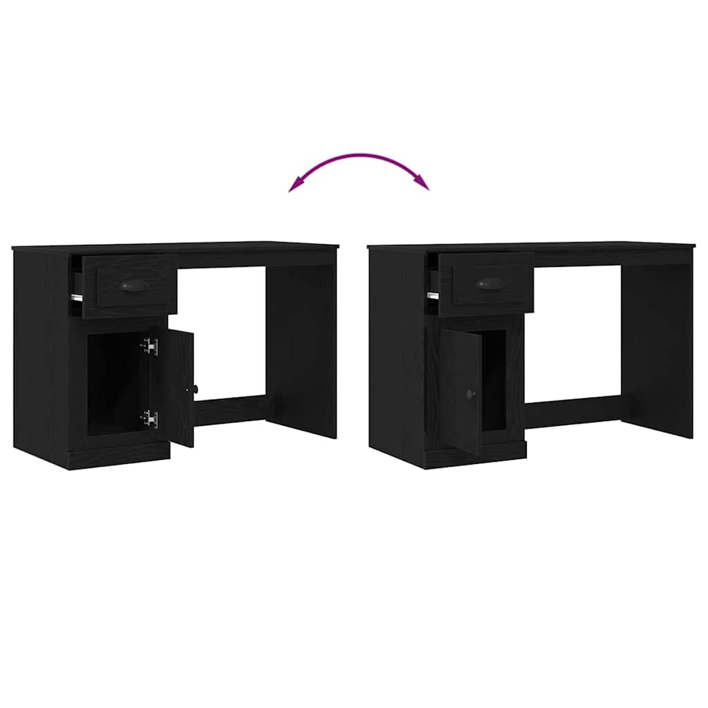 Schreibtisch Schwarze Eiche 50 x 115 x 75 cm Holzwerkstoff