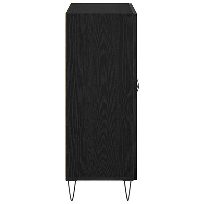 Sideboard Schwarze Eiche 69.5 x 34 x 90 cm Holzwerkstoff