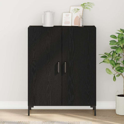 Sideboard Schwarze Eiche 69.5 x 34 x 90 cm Holzwerkstoff