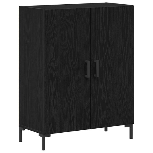 Sideboard Schwarze Eiche 69.5 x 34 x 90 cm Holzwerkstoff