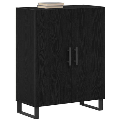 Sideboard Schwarze Eiche 69.5 x 34 x 90 cm Holzwerkstoff