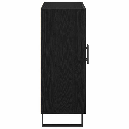 Sideboard Schwarze Eiche 69.5 x 34 x 90 cm Holzwerkstoff